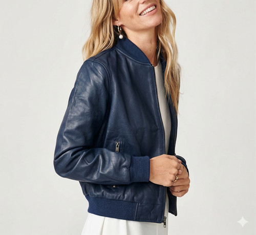 Giacca bomber vera pelle - giacca,