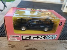 SCALEXTRIC MATCHBOX SCX FERRARI F-40 F40 BLACK  83450G.20   SLOT 1/32
