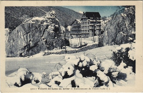 Cpa villard lans hiver - hiver,