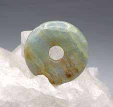 Aragonite Blu Ciondolo Donut
