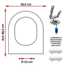 SEDILE COPRIWATER COMPATIBILE GLOBO OPEN SPACE BIANCO