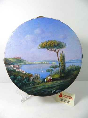 Tamburello napoletano dipinto - napoletano,