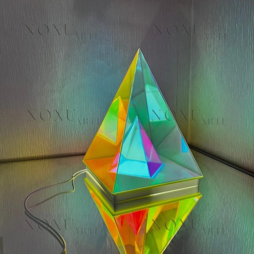Lampada tavolo piramide - lampada,