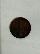 Lotto B541 – Rara Moneta 5 centesimi 1937 - Regno Italia - come da foto