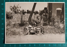 FOTO DUCATI CUCCIOLO UOMO FIUMICINO 1947 ( F 39 )