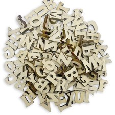 208 pezzi lettere in legno