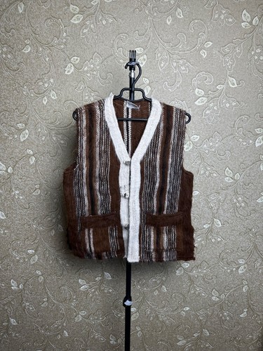Gilet alpaca antati vintage - gilet,