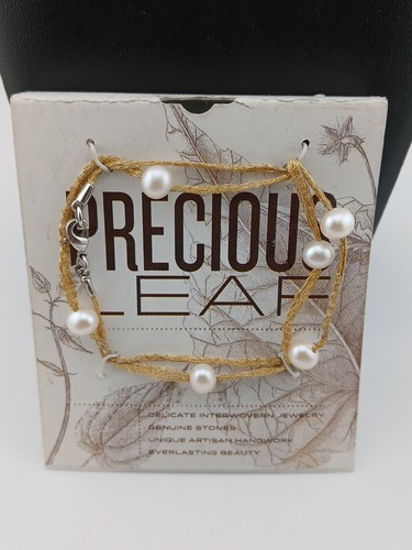 Collana perle intrecciate
