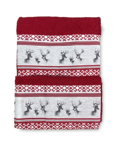 Set asciugamani con - set, bordo