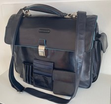 Linea Blue Square   pelle nera  cartella borsa tracolla PIQUADRO