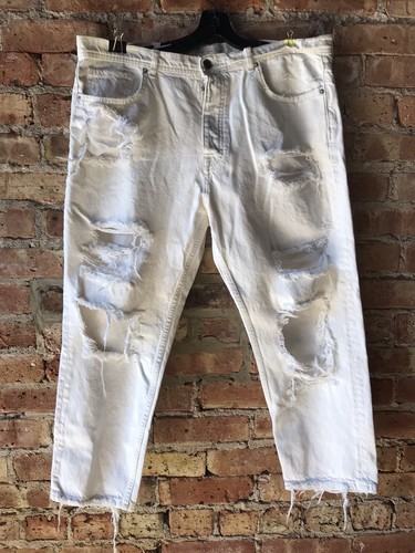 Jeans zara uomo bianco capri - bianco,