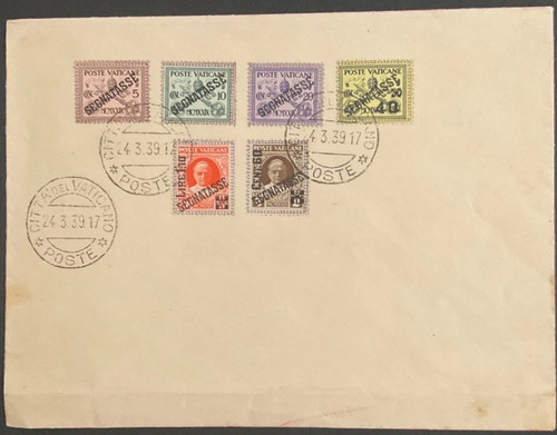 Vaticano 1931 segnatasse serie