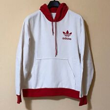 Adidas Felpa Cappuccio Logo Vintage Retro L Casual Streetwear Sportswear 80s 90s