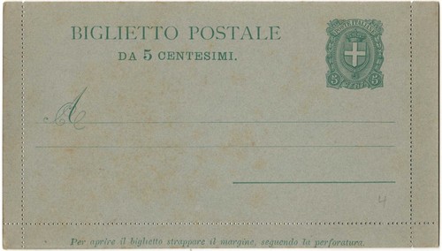Regno 1897 biglietto - regno,