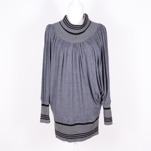 Maglione tunica drappeggiato