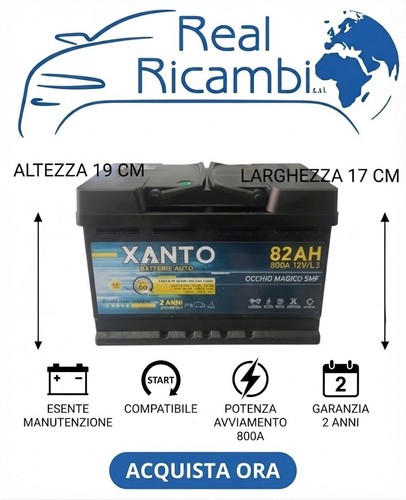 Batteria avviamento 82ah - batteria,