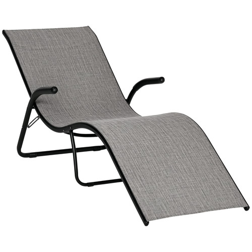 Outsunny lettino prendisole - lettino,