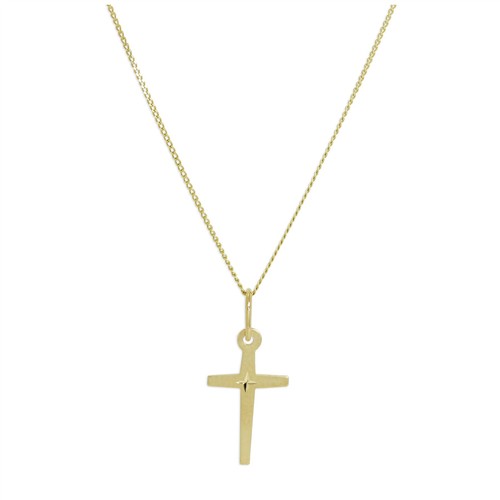 Collana con croce oro - collana,