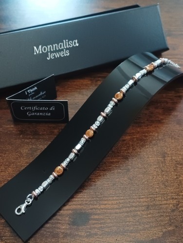Bracciale uomo argento - bracciale,