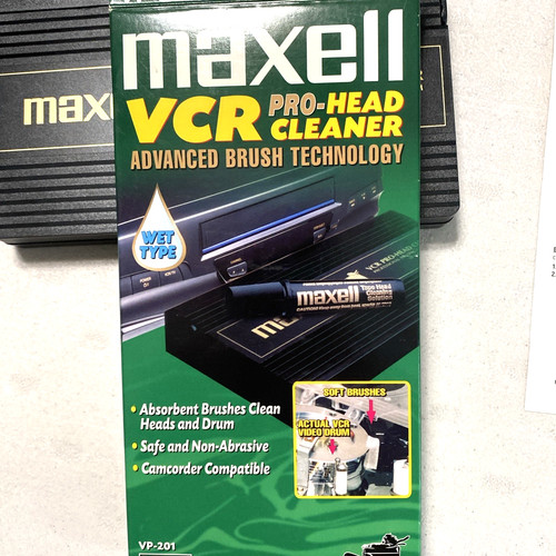 Maxell vcr pro - vcr, cleaner
