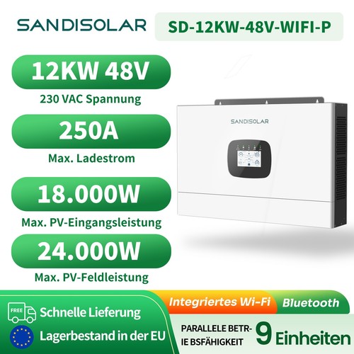 Inverter ibrido 12000w 48v - ibrido,