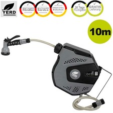 Avvolgitubo YERD 10 m scatola avvolgitubo avvolgitubo da giardino supporto a parete 1/2"