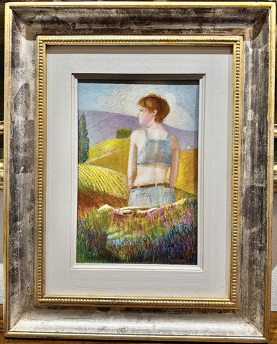 Walter falconi dipinto olio - olio, su