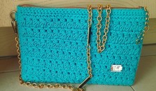 pochette uncinetto fatta a mano in cotone