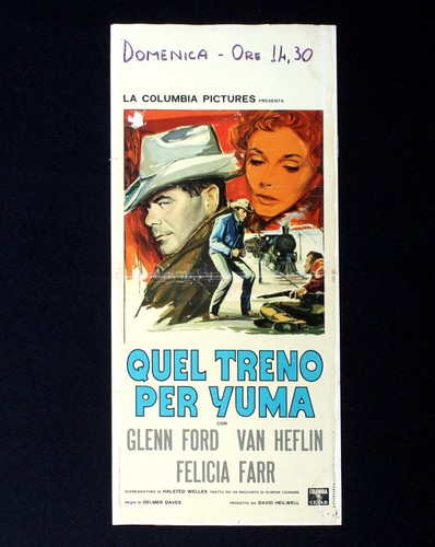 Quel treno per yuma locandina - treno,