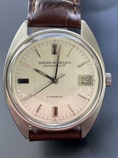 Splendido orologio da polso giromatico Girard-Perregaux cronometro HF da uomo anni 60