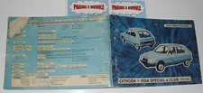 USO E MANUTENZIONE manuale auto CITROEN VISA SPECIAL E CLUB ( 1979 )