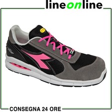 Scarpe da lavoro donna Diadora Run Net Airbox Geox Low S1P SRC traspiranti