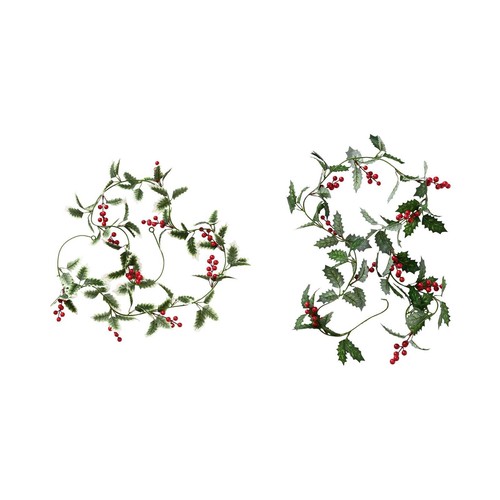 Ghirlanda foglie natale - di,