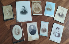 CDV LOTTO 9 ANTICHE FOTOGRAFIE