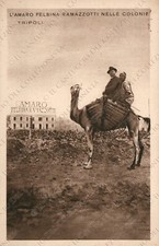 TRIPOLI Amaro Felsina RAMAZZOTTI Colonie Milano Cartolina pubblicitaria
