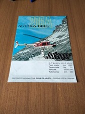 1969 ELICOTTERO AGUSTA BELL 206 A JET RANGER VINTAGE AD PUBBLICITA