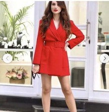 Abito blazer Zara rosso con