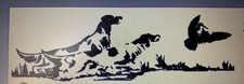 ADESIVO SETTER INGLESE Scolopax Rusticola Hunting Stickers woodcock caccia
