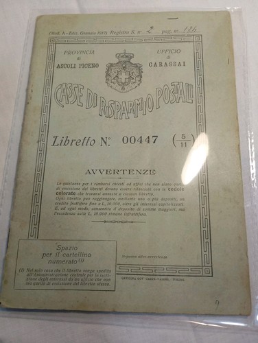 Libretti casse risparmio - 2,