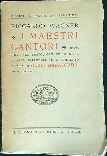 Maestri cantori wagner - maestri,