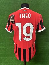Maglia Milan THEO HERNANDEZ Store No Indossata Match Worn Shirt Autentich TG L