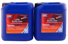 ERC Gaslube 2x5L compatibile con sistemi flashlube additivo per veicoli GPL