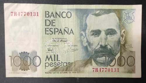 Espagne billet 1000 - espagne,