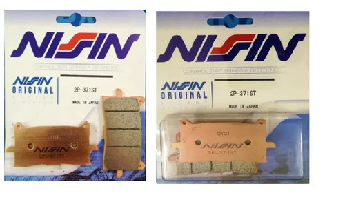 Coppia pastiglie freno nissin - pastiglie,