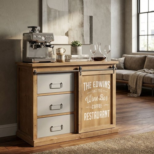 Madia legno acciaio - legno,