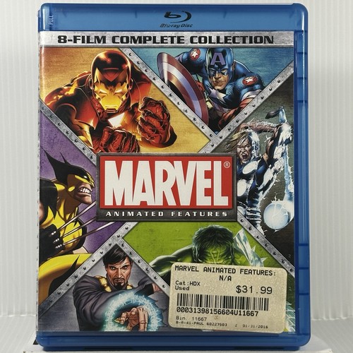 Marvel animated features - animated,
