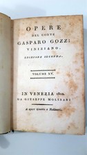 Opere del conte Gasparo Gozzi