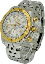 Orologio Uomo Breitling Chronomat Evolution C13356 Bianco Automatico Ottimo A4453