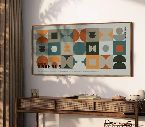 Poster bauhaus arte - poster, tela