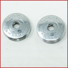 NOS CAMPAGNOLO SUPER RECORD NUOVO GUARNITURA PARAPOLVERE VINTAGE VECCHIO BREVETTO ACCIAIO